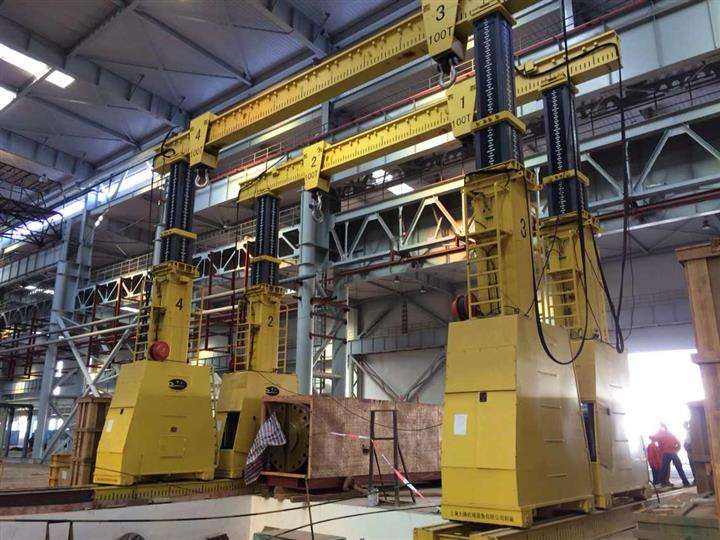 如何用液壓龍門吊完成重型機械搬運及定位安裝？